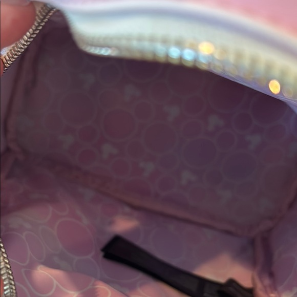 Loungefly Pink and White Mini Backpack with Bow-Firm price! - Picture 3 of 11